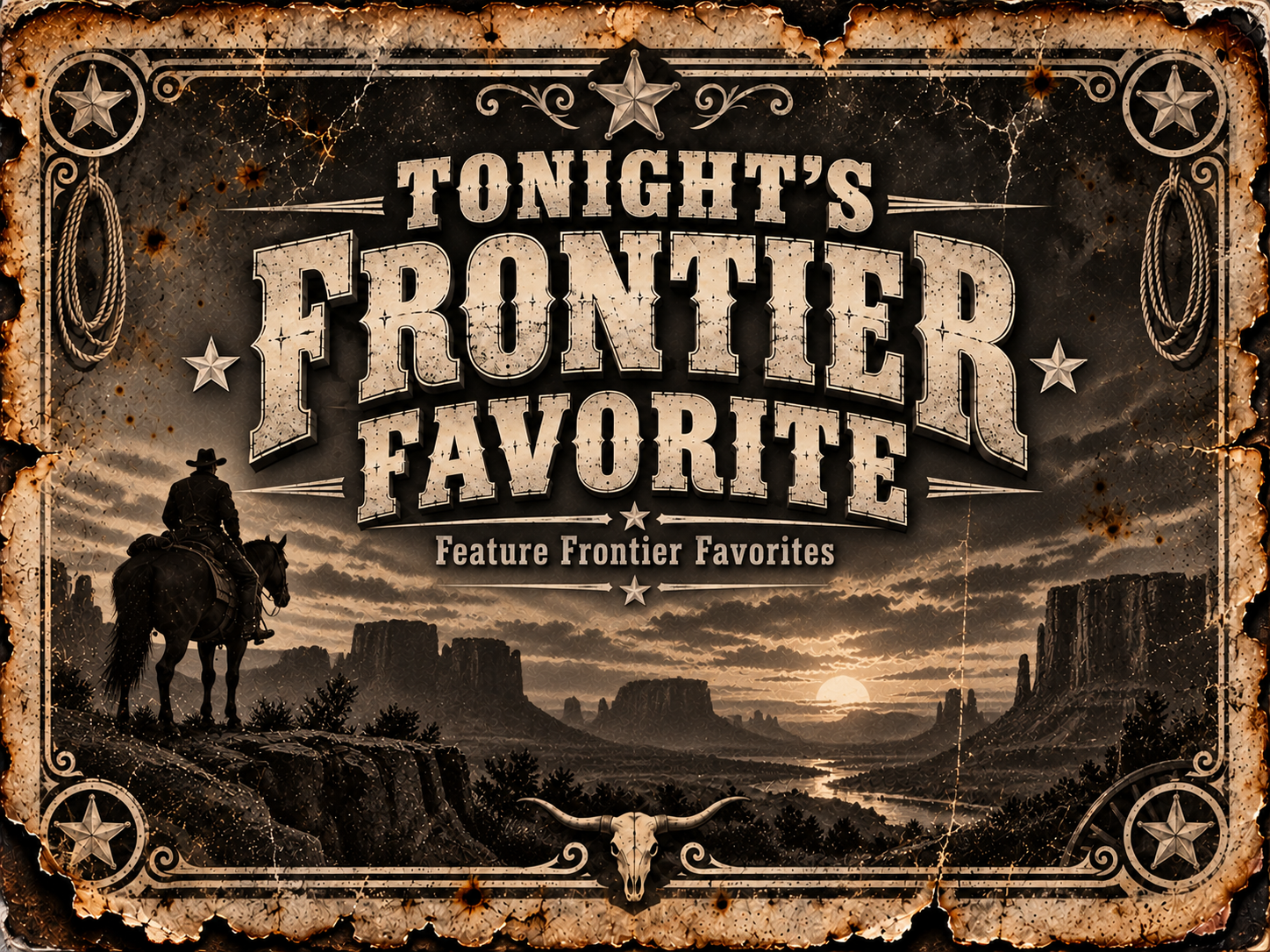 Western Frontier Favorites cinematic artwork